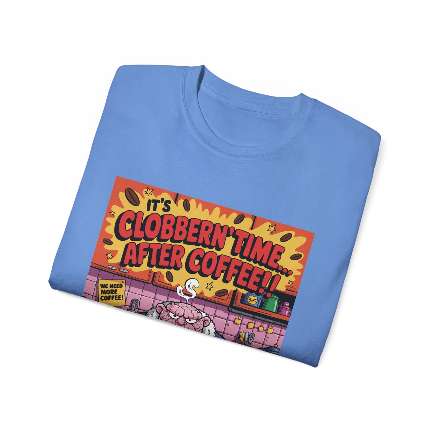 Funny Cartoon Grumpy Rock Man T-Shirt