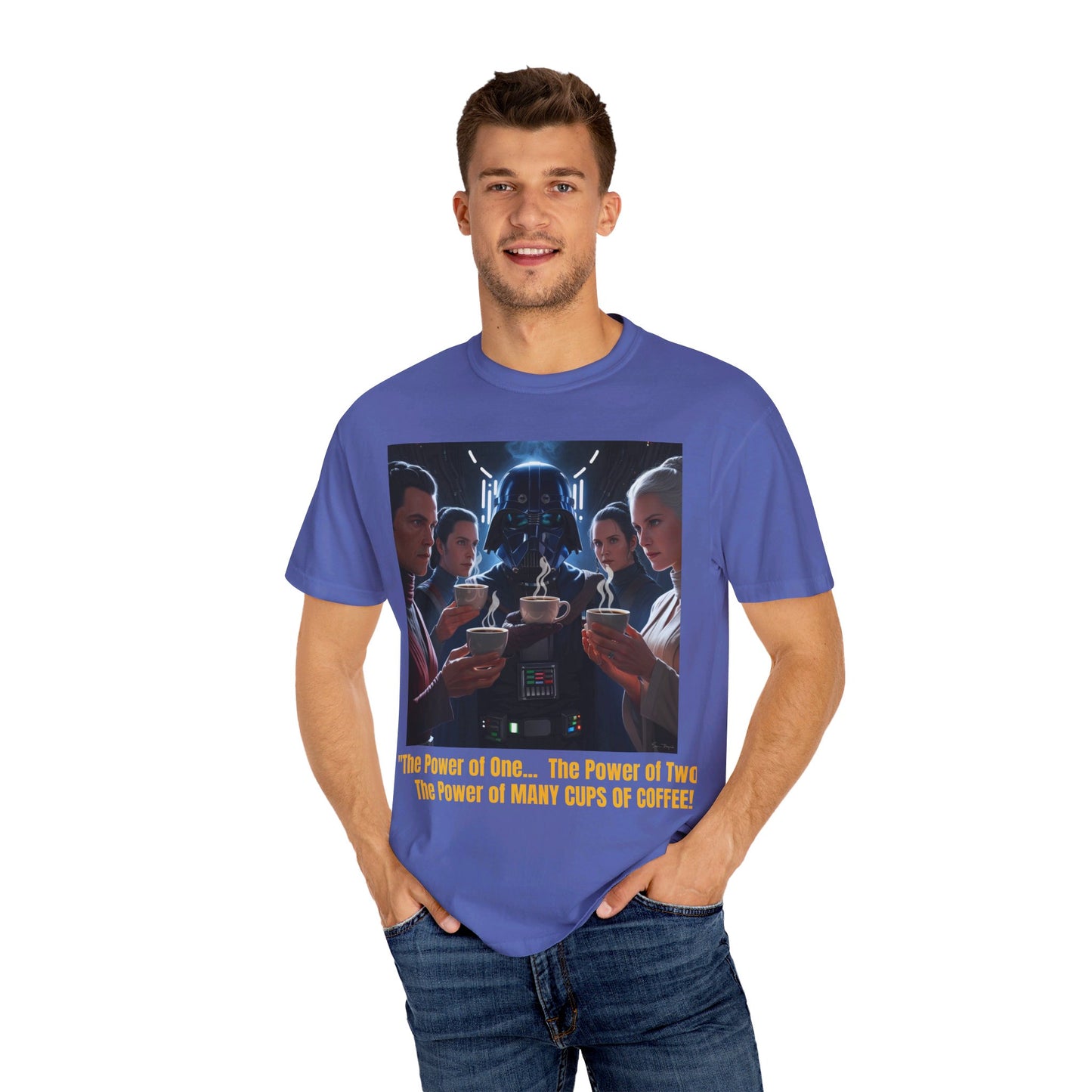 S-Wars POWER OF COFFEE Parody T-shirt