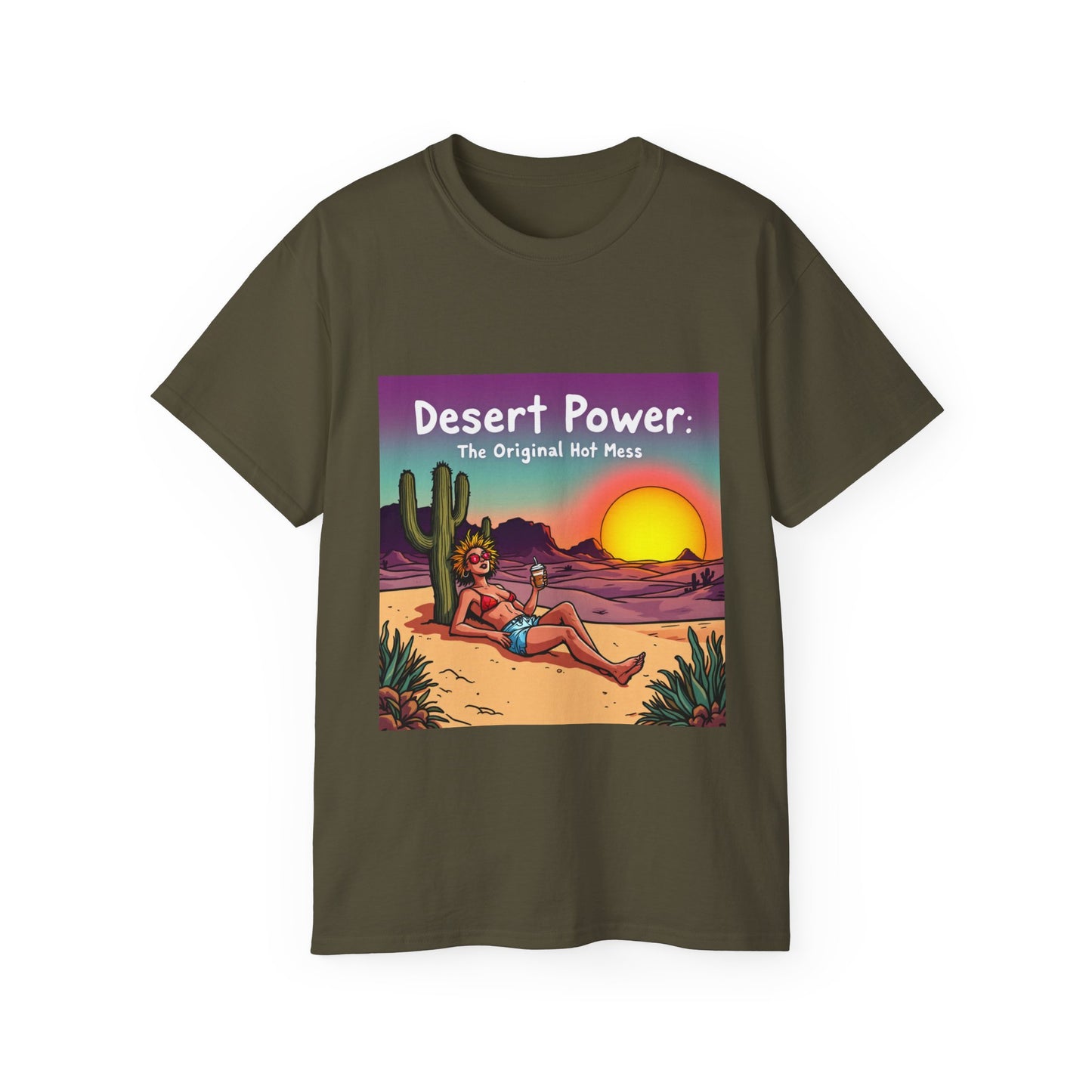 Graphic Tee - Desert Power: The Original Hot Mess Illustration