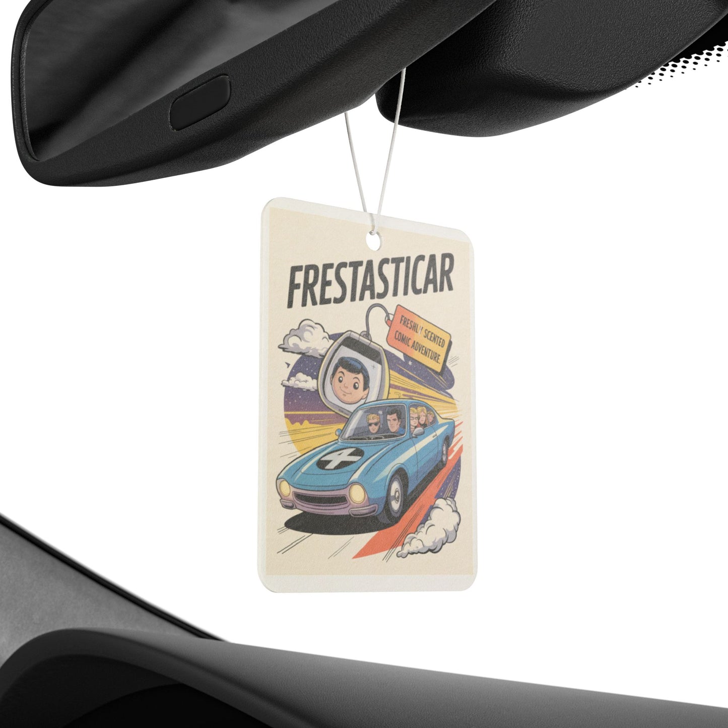 Car Air Freshener - Fantasticar Vehicle Illustration