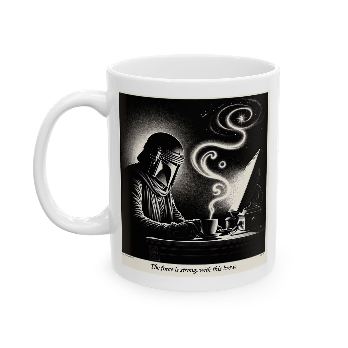 "The force is strong... with this brew." Coffee Mug, (11oz, 15oz)