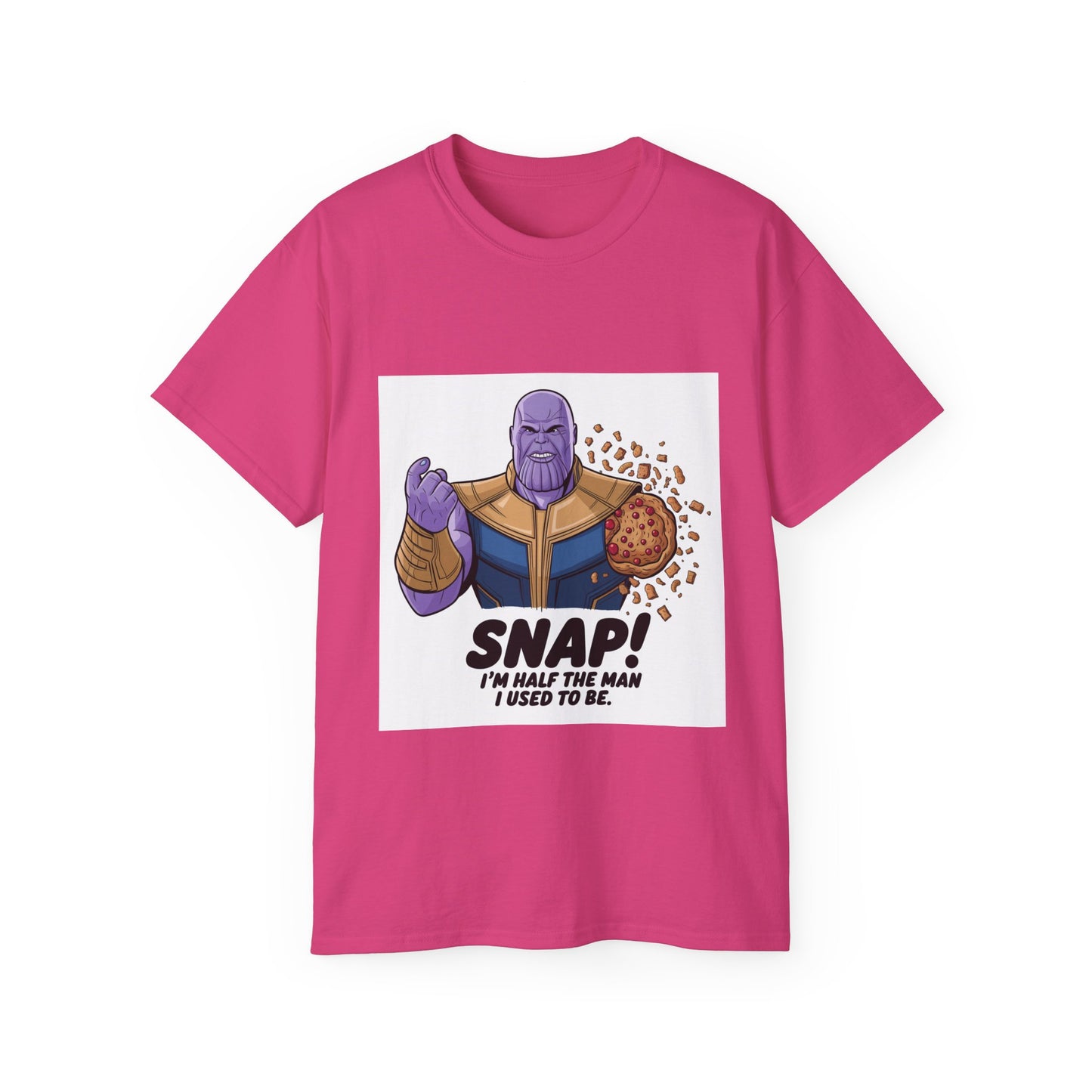 "Thanos Disintegration Baked Goods" Funny Avengers Parody T-Shirt