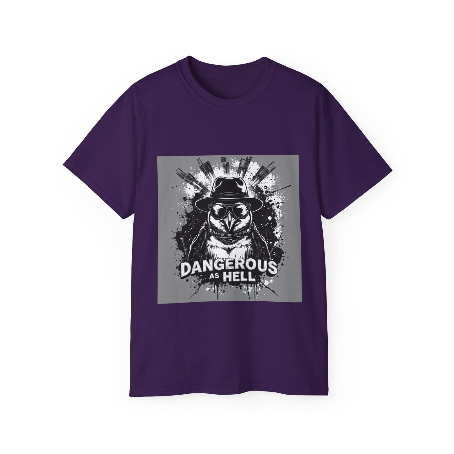 Graphic Tee - Cold as Ice, Dangerous as Hell - Bold Text Design