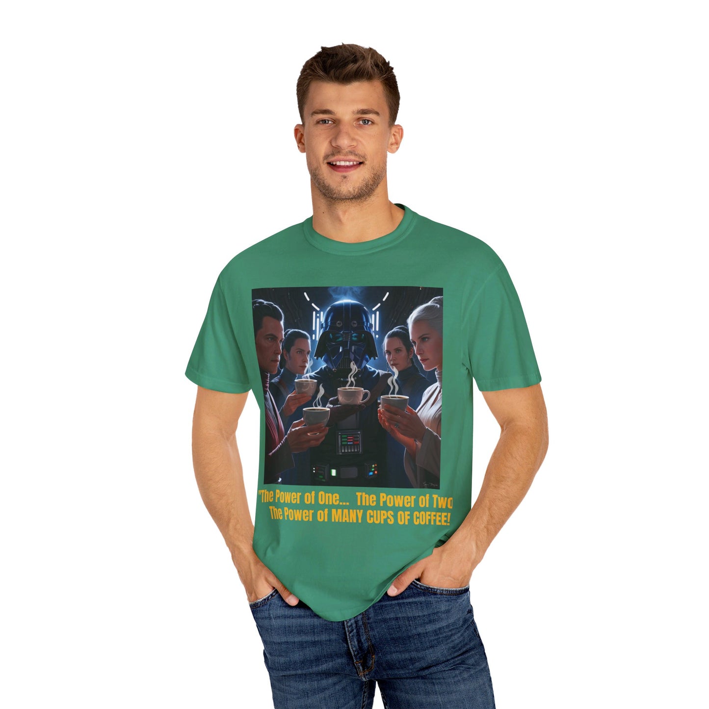 S-Wars POWER OF COFFEE Parody T-shirt