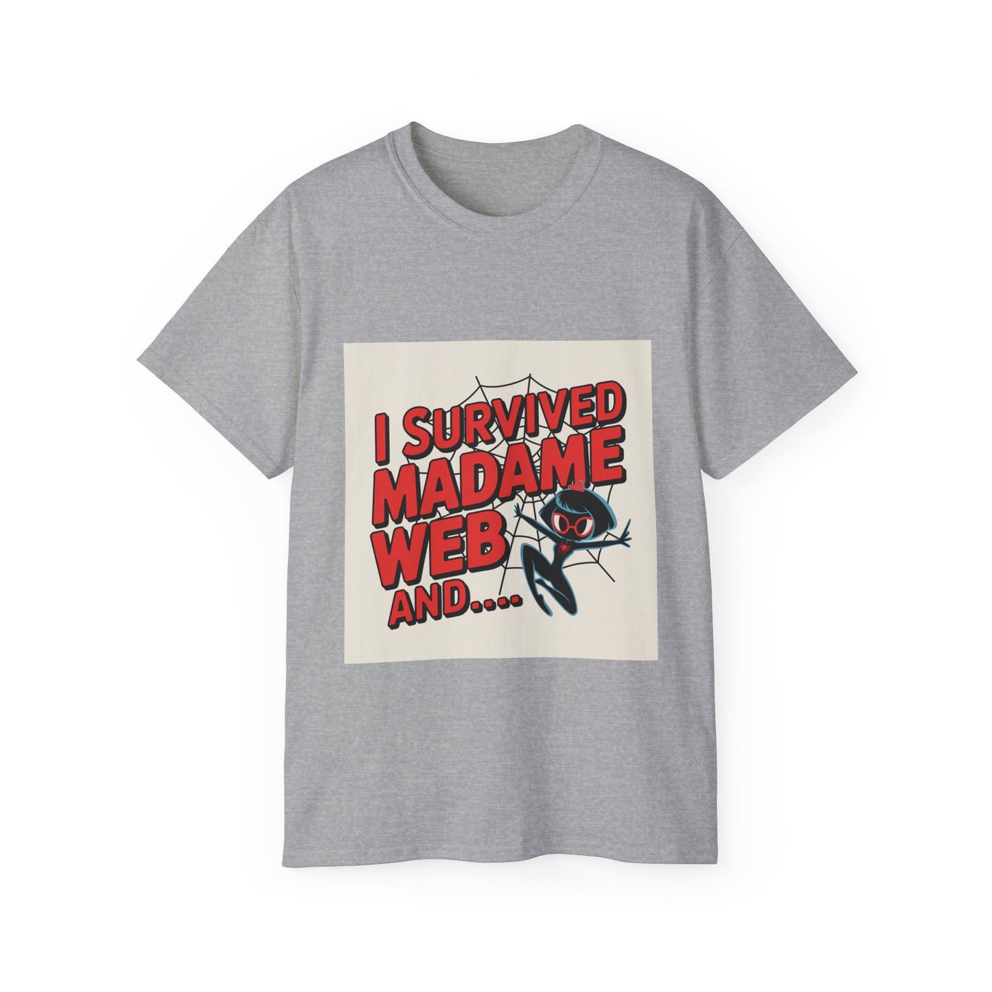 Comic Tee - I Survived Madame Web Graphic Shirt - Version 2