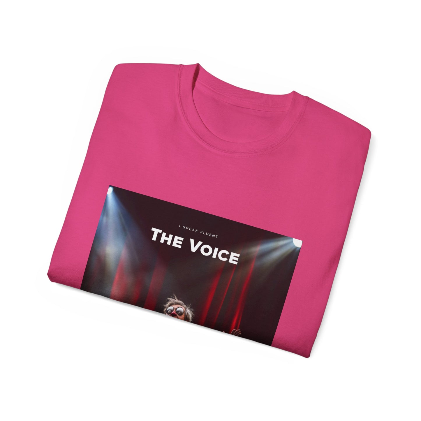 Cotton Tee 'I Speak Fluent The Voice' Speech Bubble Design