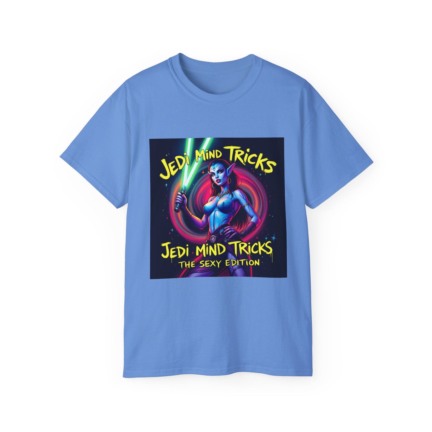 Funny Jedi Mind Tricks Cotton Tee - Aayla Secura Sexy Edition