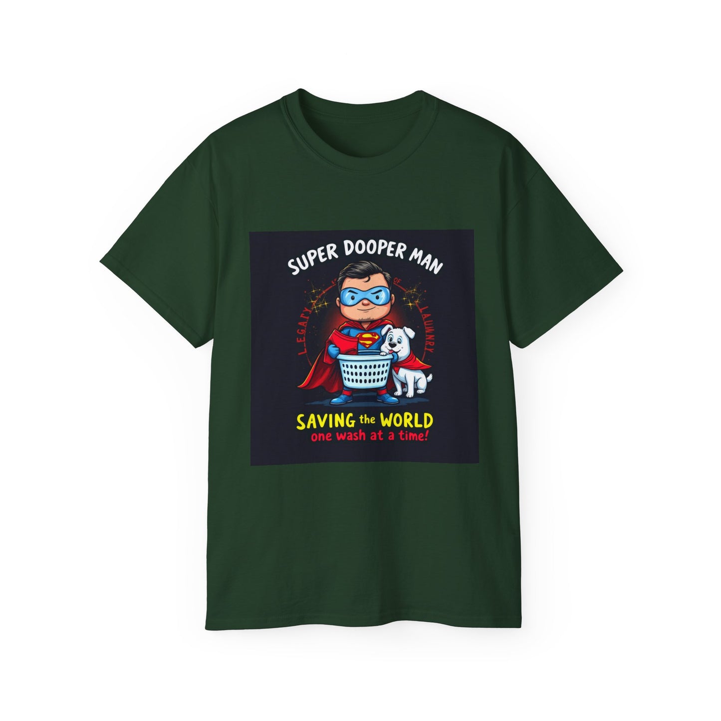 Superhero Tee: Legacy of Laundry Unisex Ultra Cotton