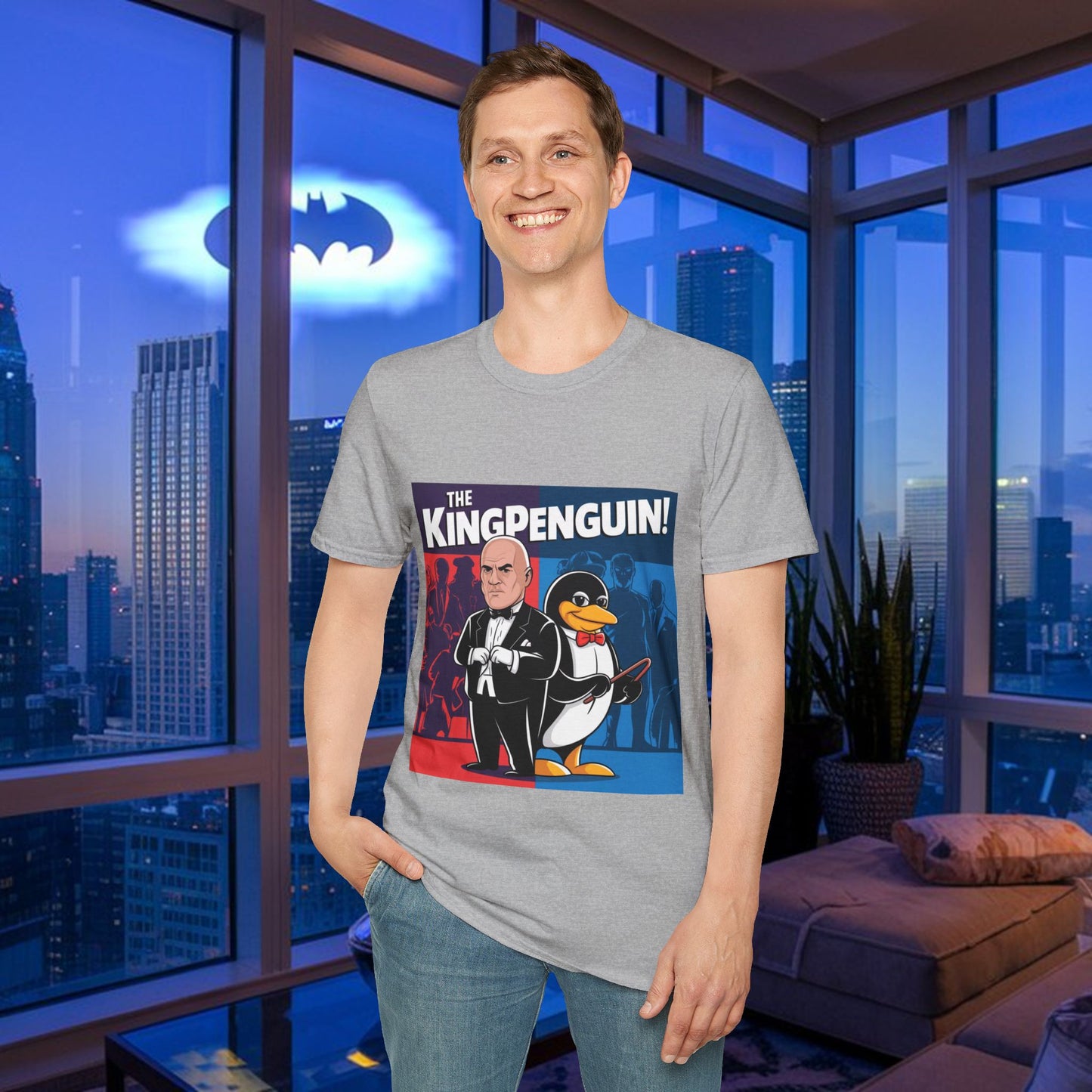 Kingpenguin Comic Villain Mashup T-Shirt