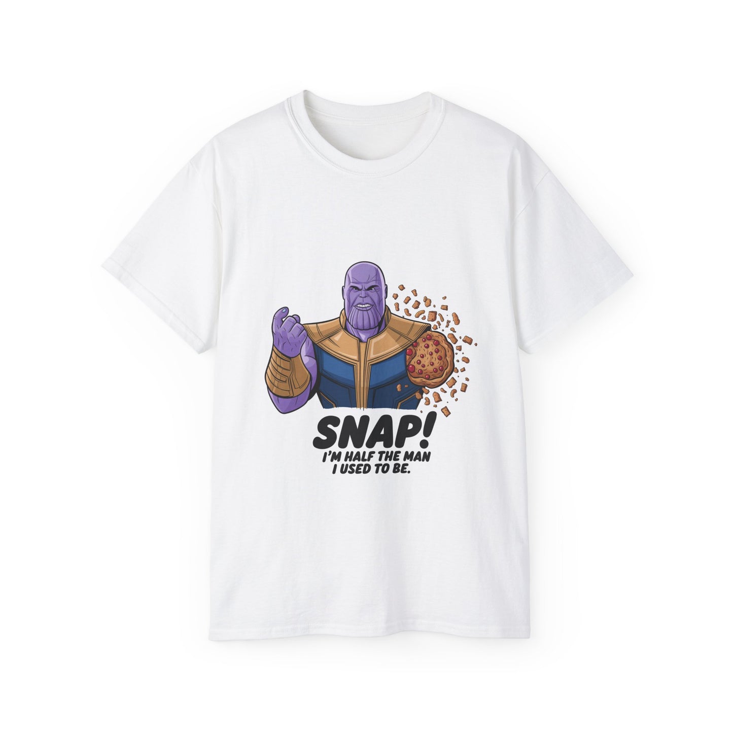 "Thanos Disintegration Baked Goods" Funny Avengers Parody T-Shirt