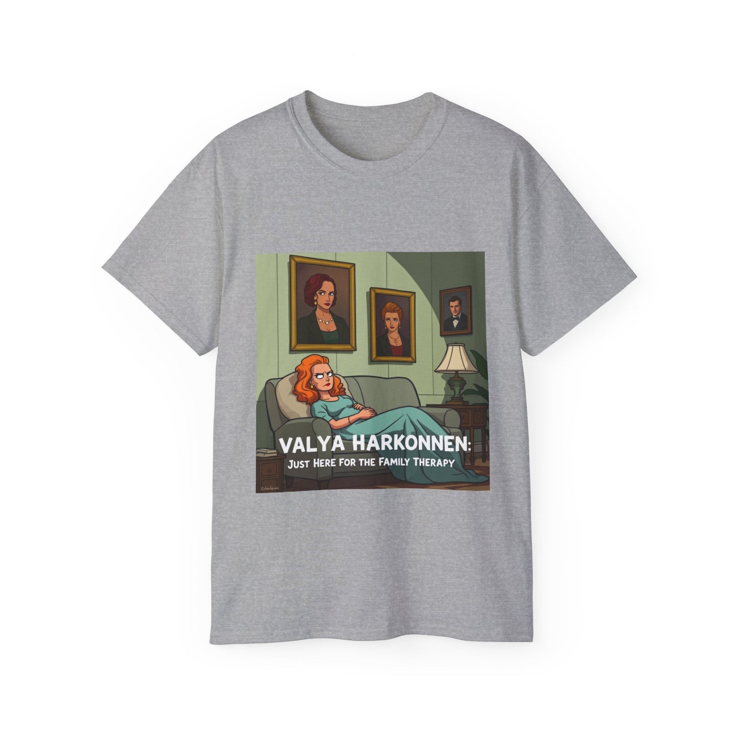 Tee Valya Harkonnen Family Therapy Unisex Cotton