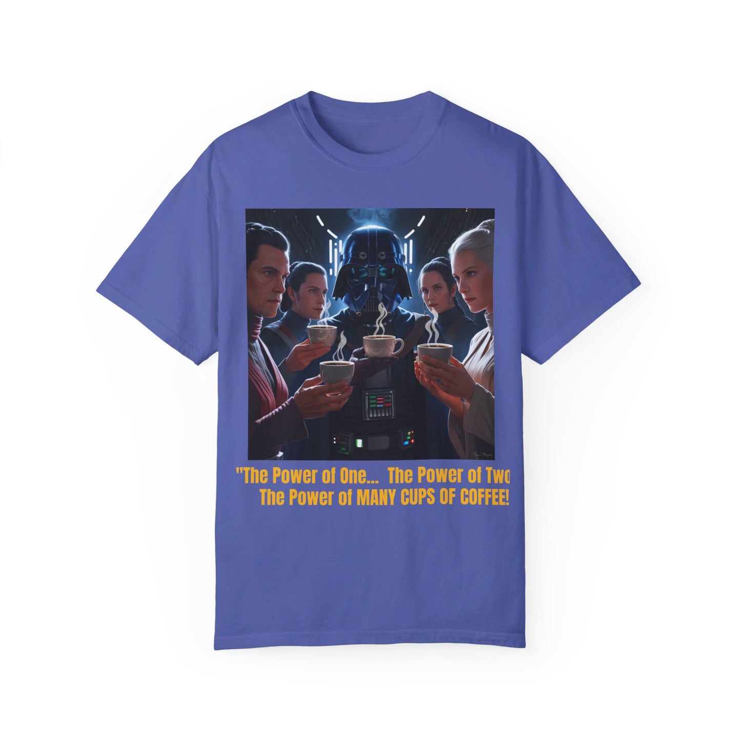 S-Wars POWER OF COFFEE Parody T-shirt