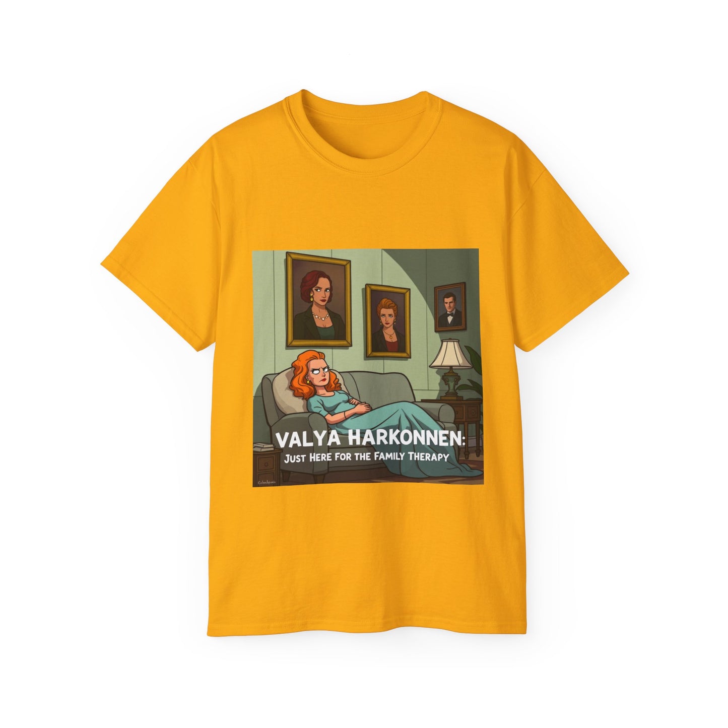 Tee Valya Harkonnen Family Therapy Unisex Cotton