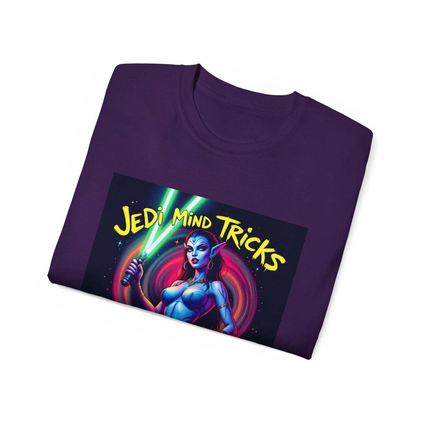 Funny Jedi Mind Tricks Cotton Tee - Aayla Secura Sexy Edition