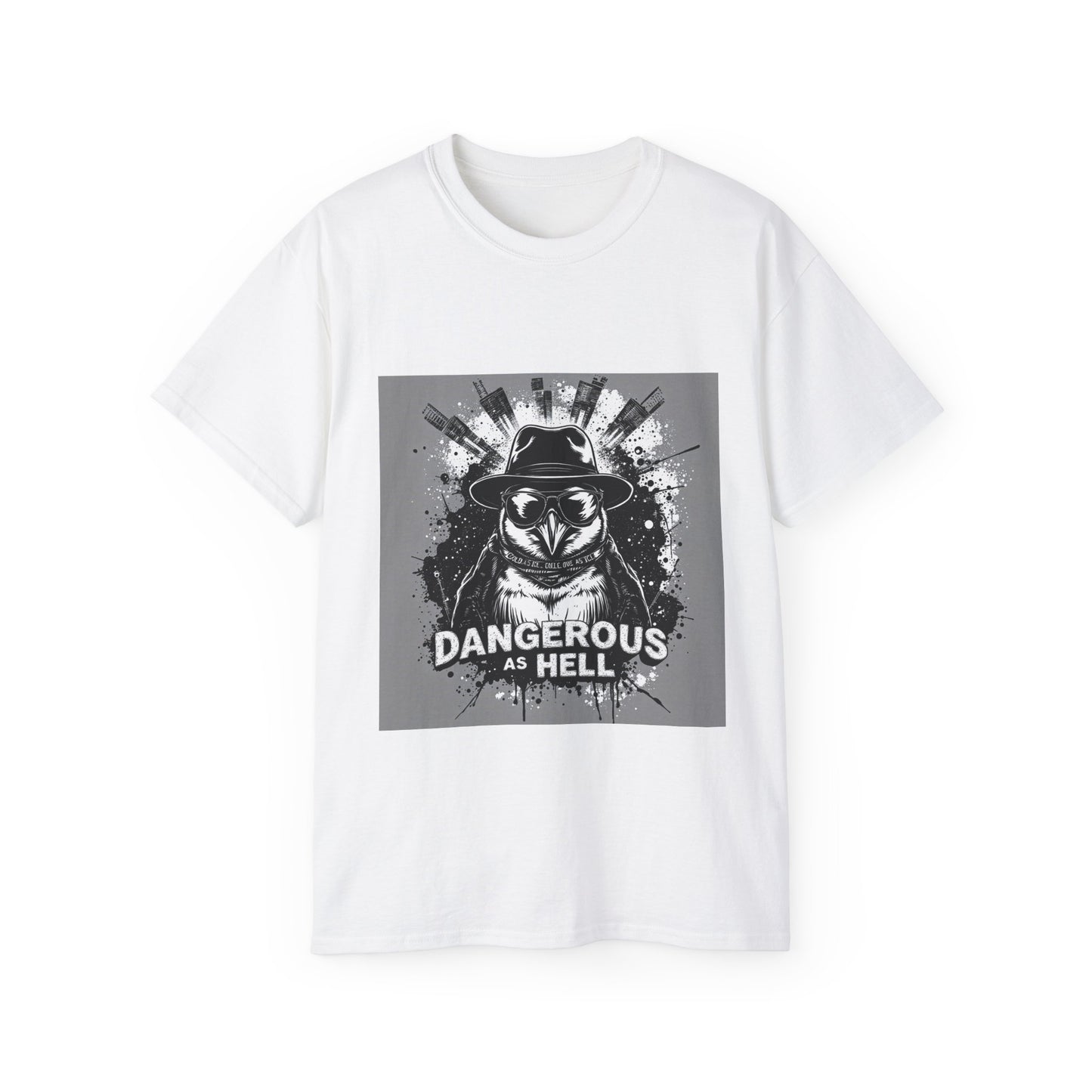 Graphic Tee - Cold as Ice, Dangerous as Hell - Bold Text Design