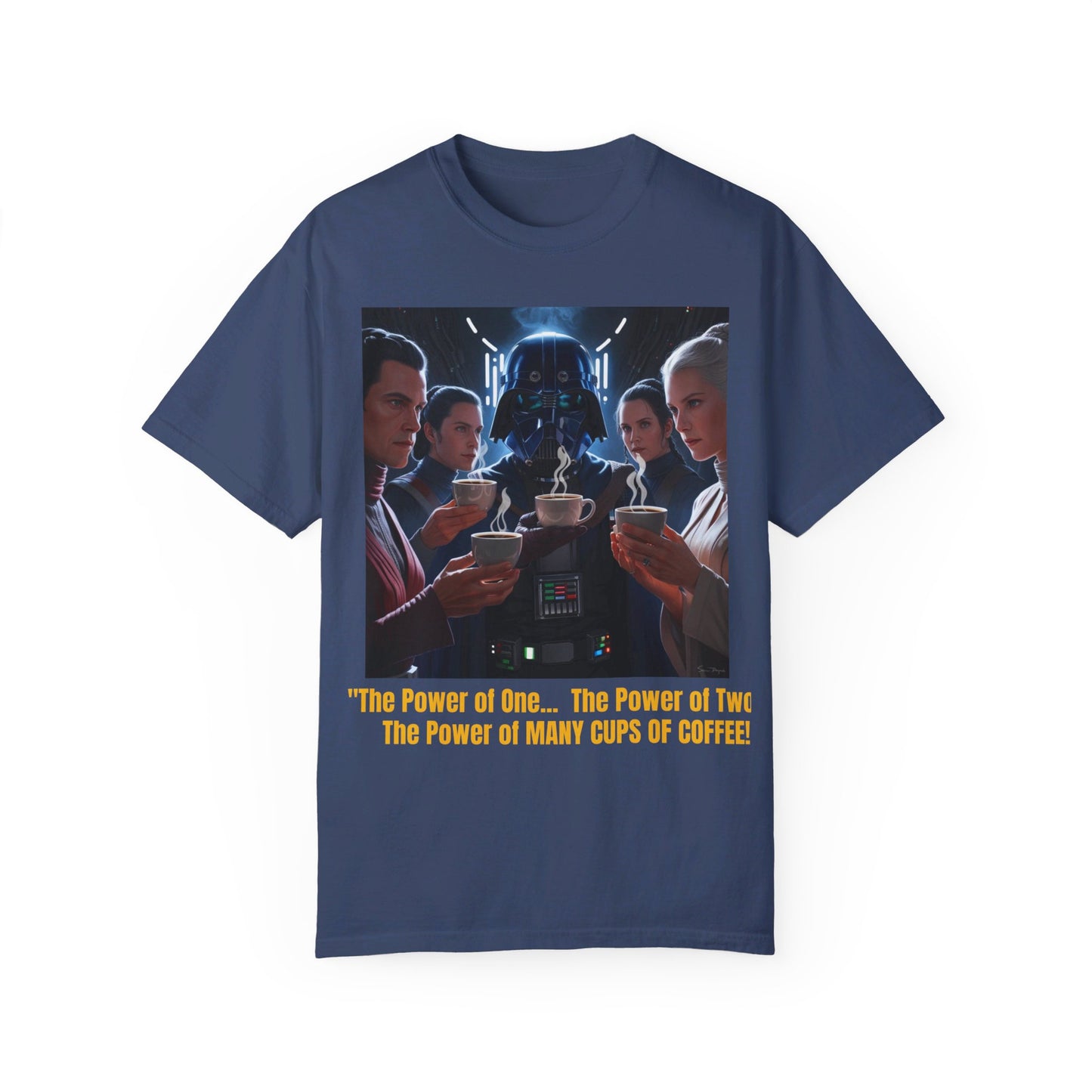 S-Wars POWER OF COFFEE Parody T-shirt