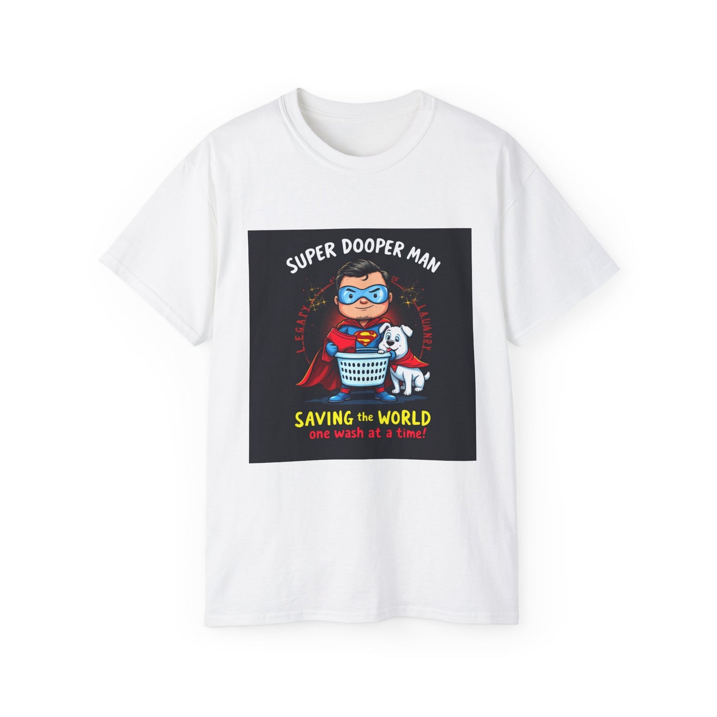 Superhero Tee: Legacy of Laundry Unisex Ultra Cotton