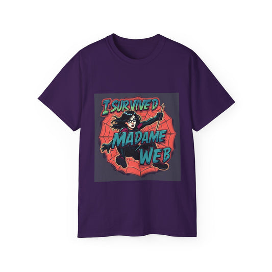 Comic Tee - I Survived Madame Web Graphic Shirt