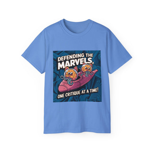 Defending The Marvels - One Critique At A Time! T-Shirt Parody