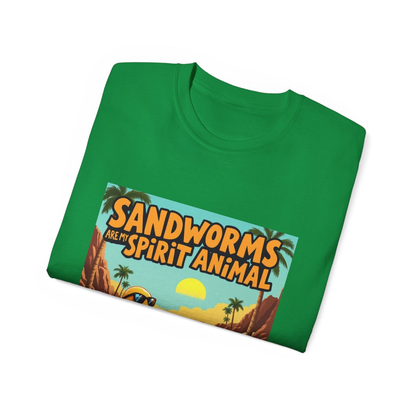 Graphic Tee - Sandworms Are My Spirit Animal Cartoon Design - Option 2