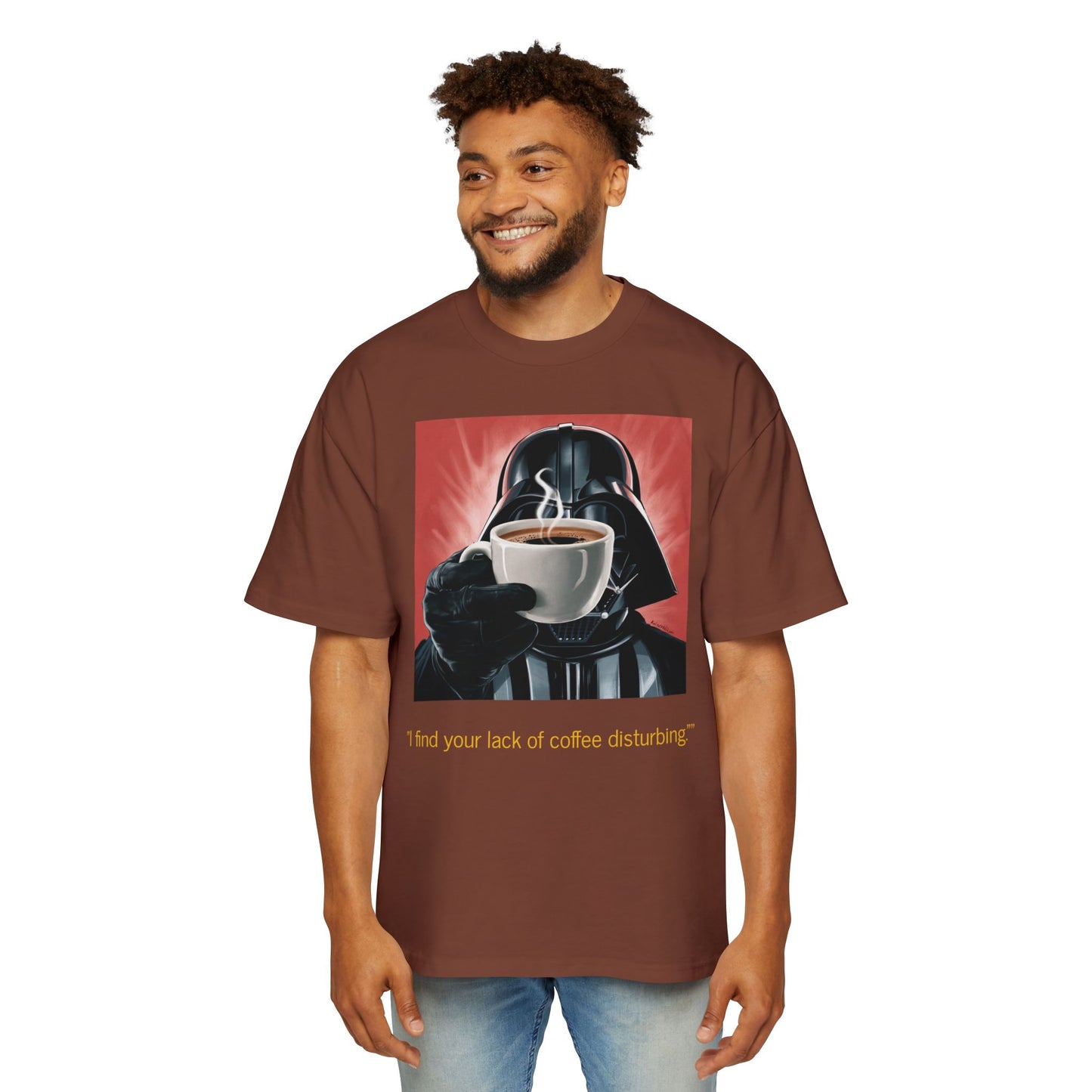 "I find your lack of coffee disturbing." Parody Shirt