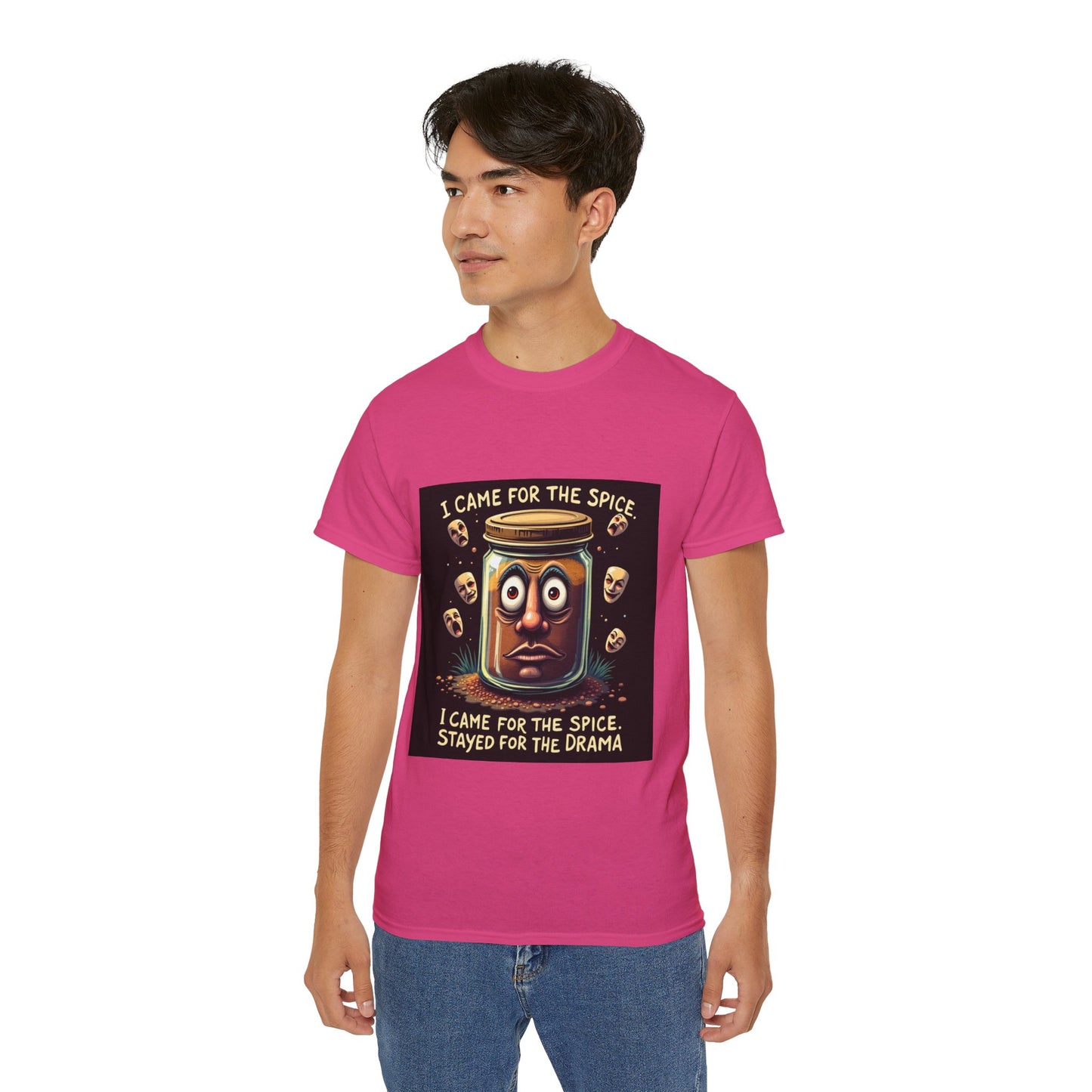 Graphic Tee - Spice Jar Drama Mask Design