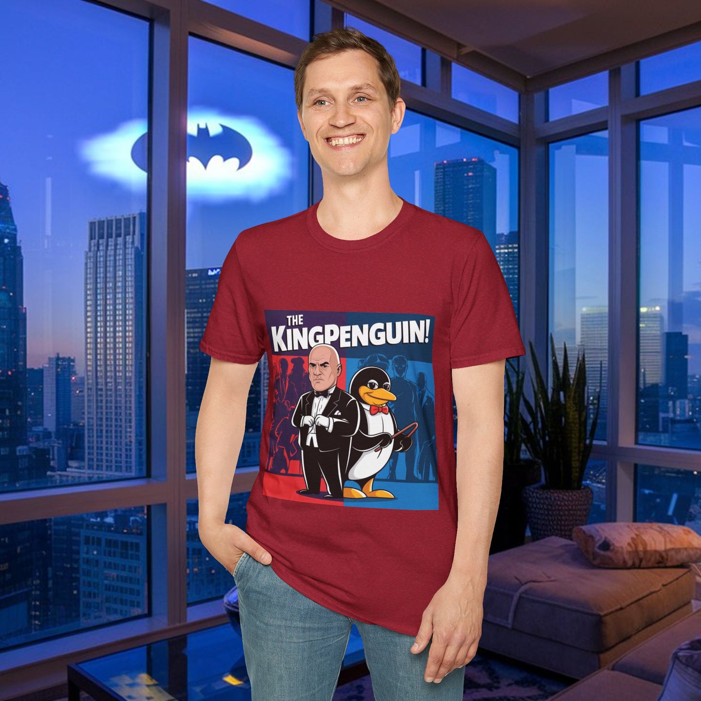 Kingpenguin Comic Villain Mashup T-Shirt