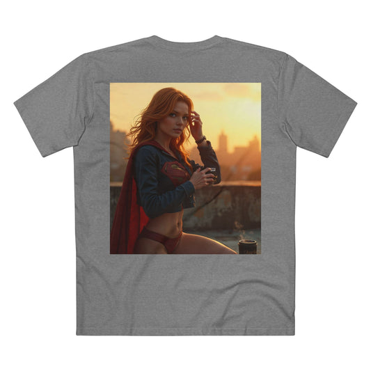 T-Shirt - Superhero Caffeine Break Adult Staple Tee