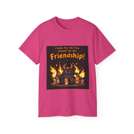 T-Shirt - Balrog Fire and Friendship Design - Friendly Creatures and Flames