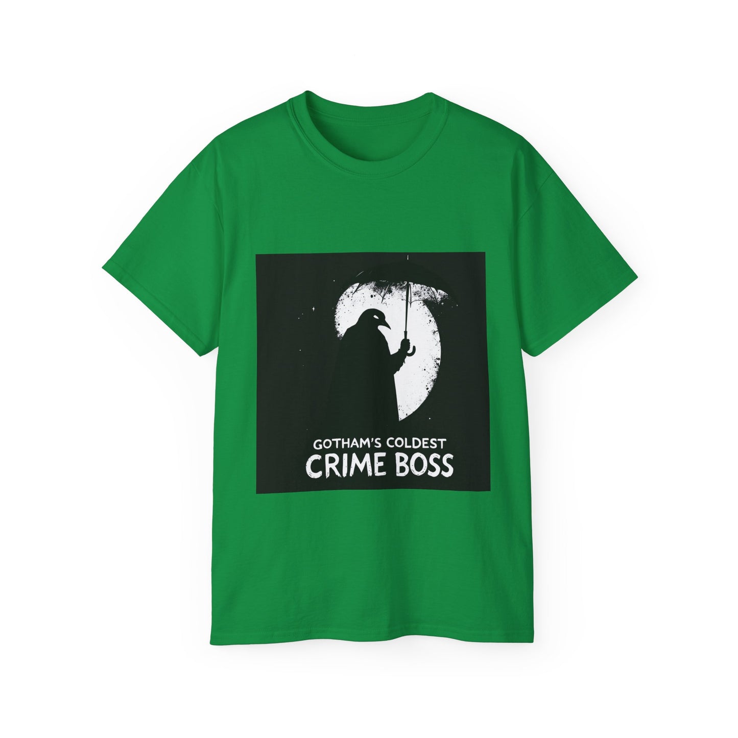 Graphic Tee - Gotham's Coldest Crime Boss Penguin Design