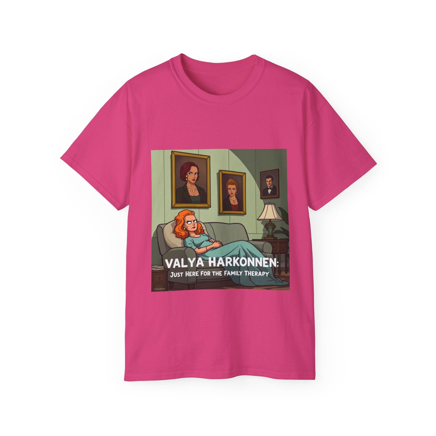 Tee Valya Harkonnen Family Therapy Unisex Cotton