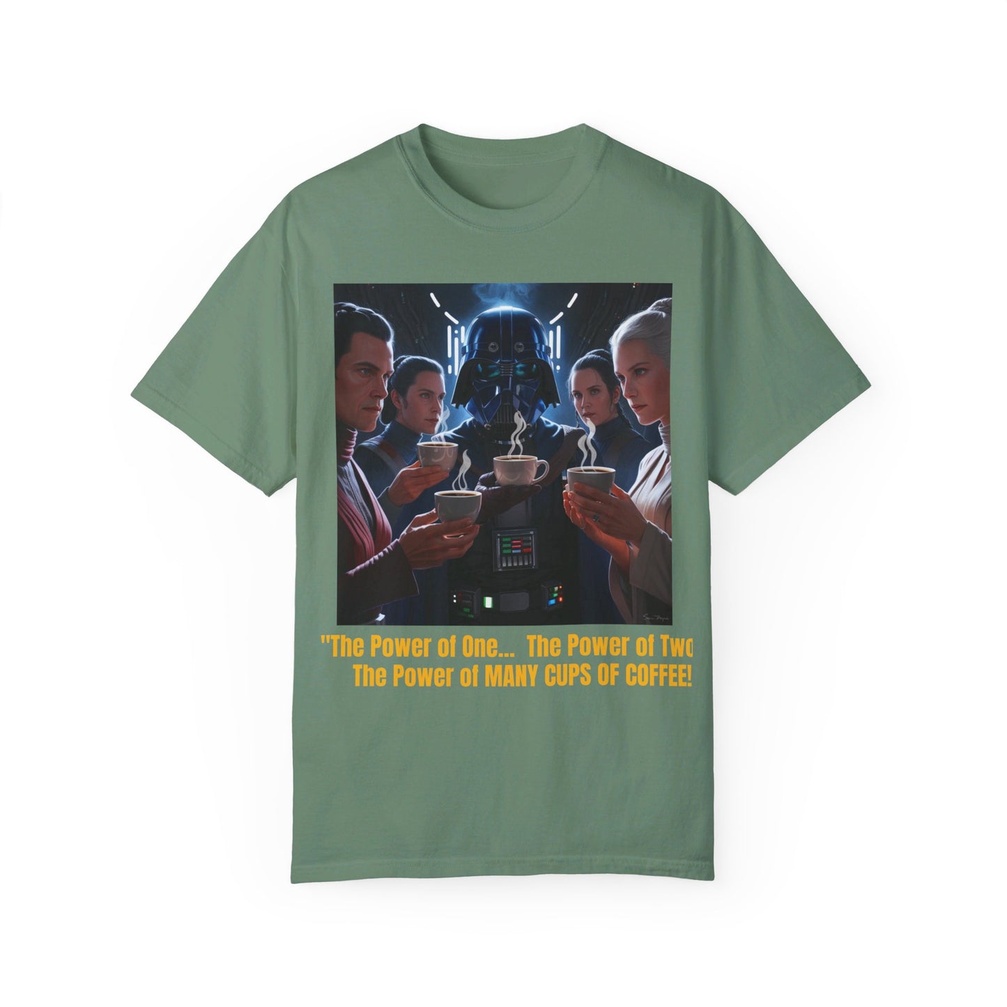 S-Wars POWER OF COFFEE Parody T-shirt