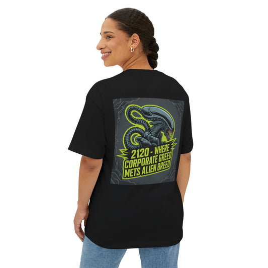 Oversized Tee Corporate Nightmare Fuel Xenomorph Business Suit Alien Tee