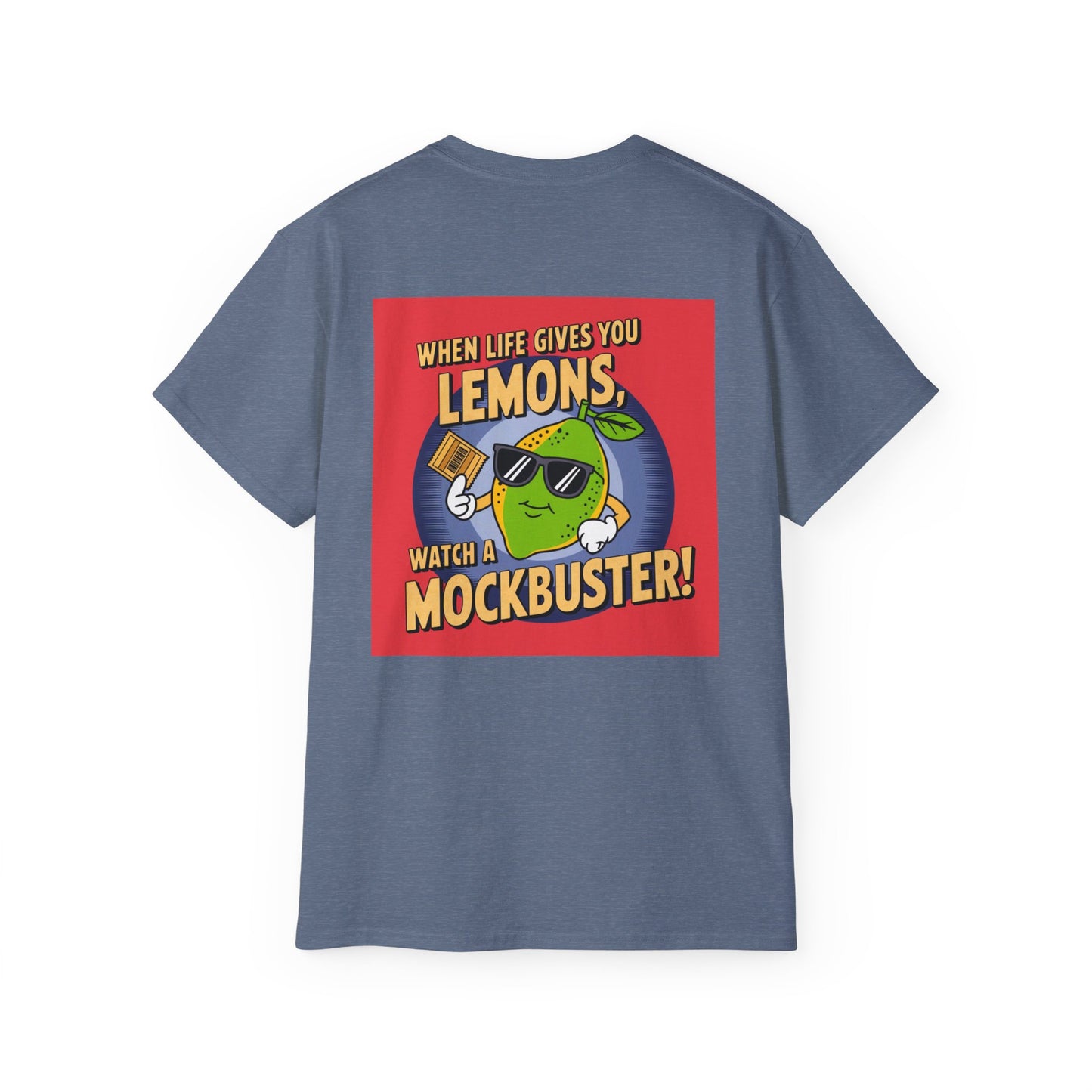 T-Shirt TomCat Films Slogan Too Shirt Watch a Mockbuster