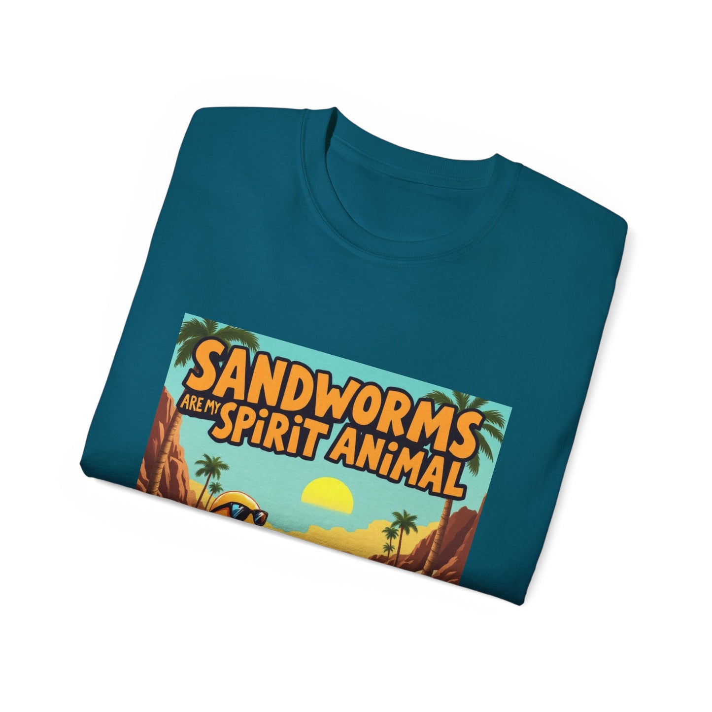 Graphic Tee - Sandworms Are My Spirit Animal Cartoon Design - Option 2