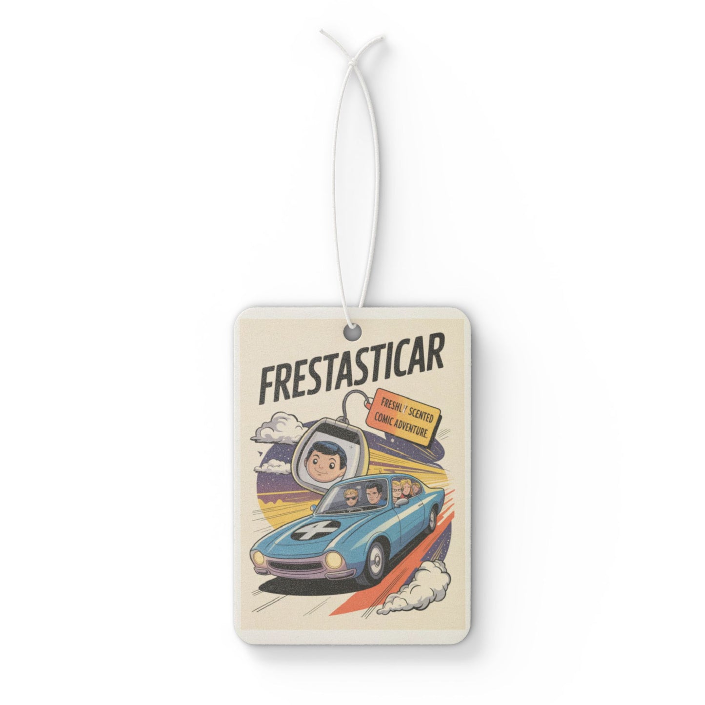 Car Air Freshener - Fantasticar Vehicle Illustration
