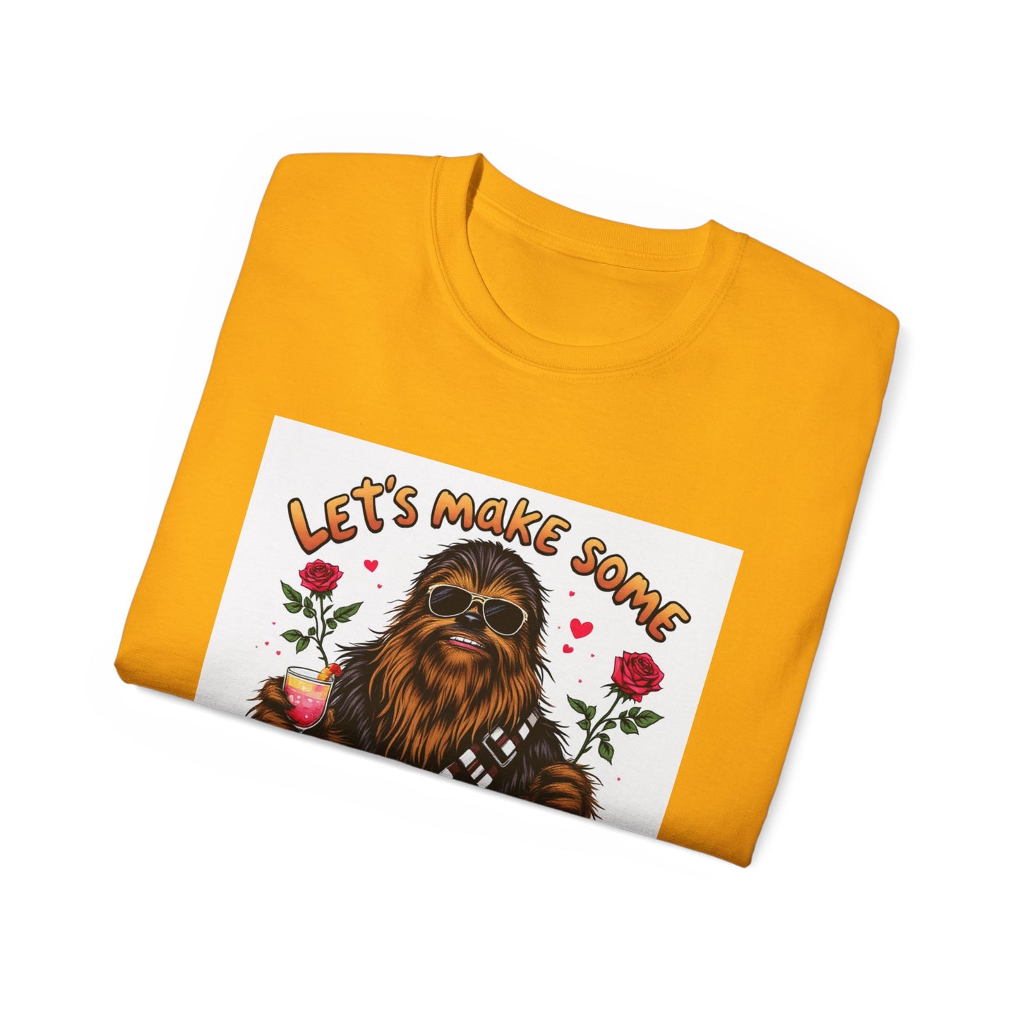 Funny Chewie Unisex Tee - Let's Make Some Wookie