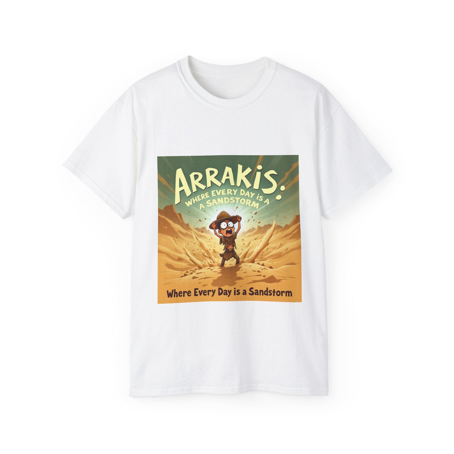 T-Shirt - Arrakis Desert Sandstorm Cartoon - Option 2