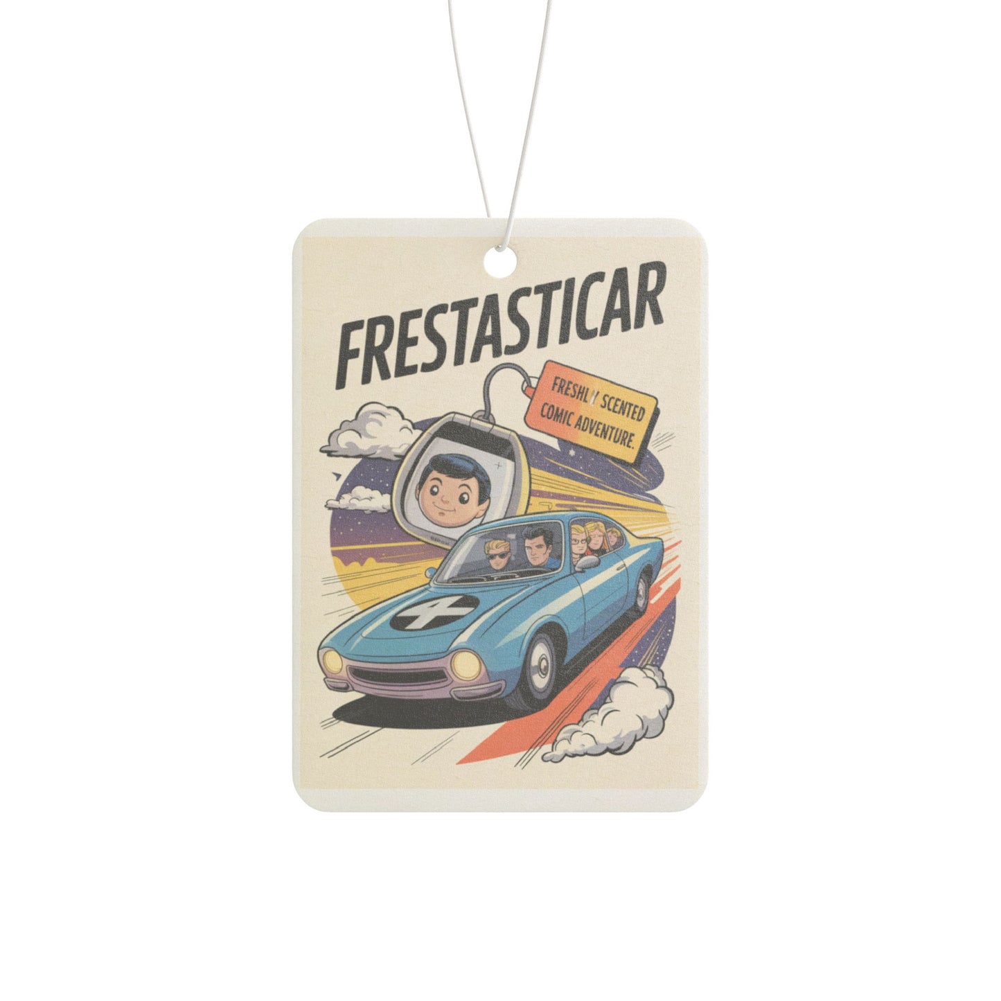 Car Air Freshener - Fantasticar Vehicle Illustration