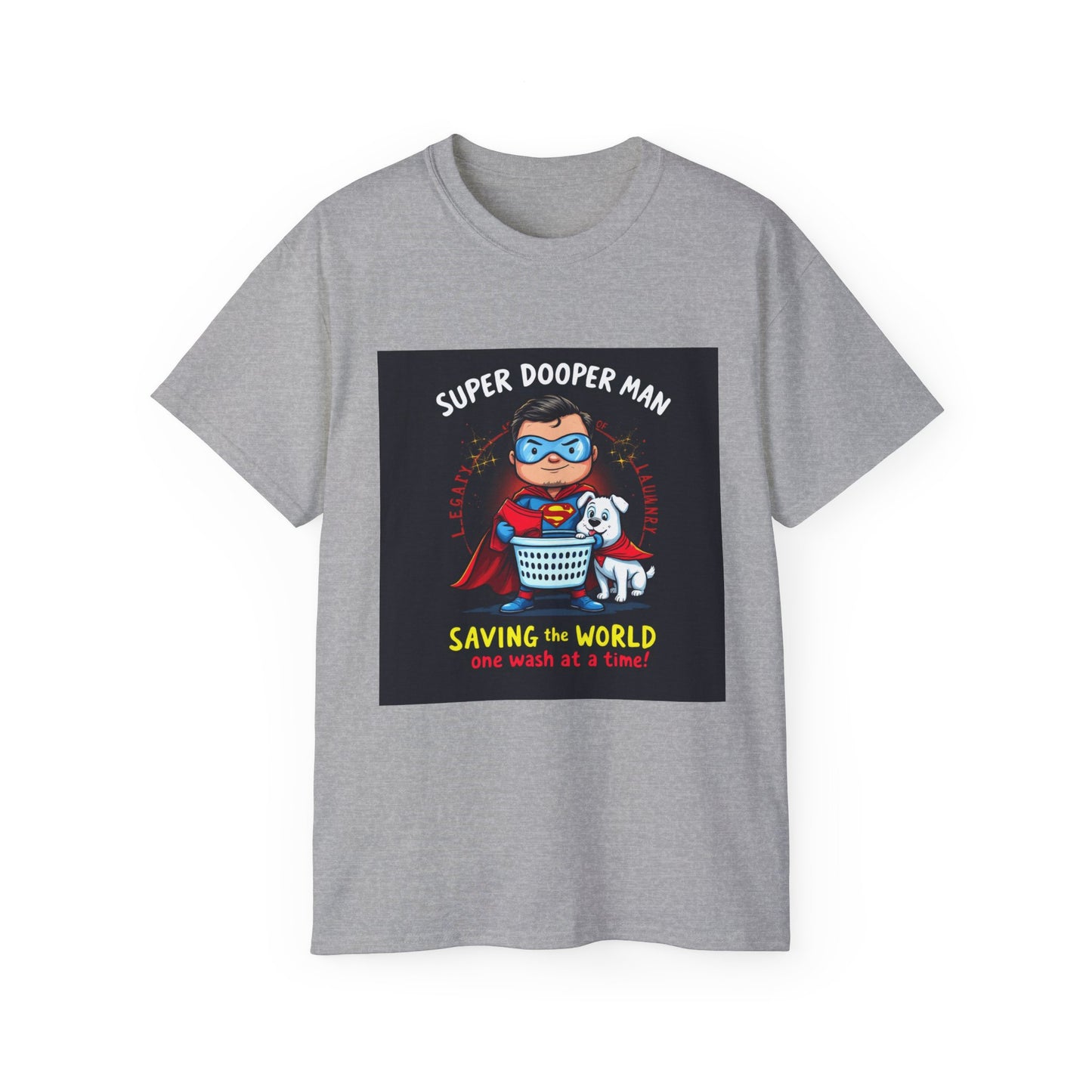 Superhero Tee: Legacy of Laundry Unisex Ultra Cotton