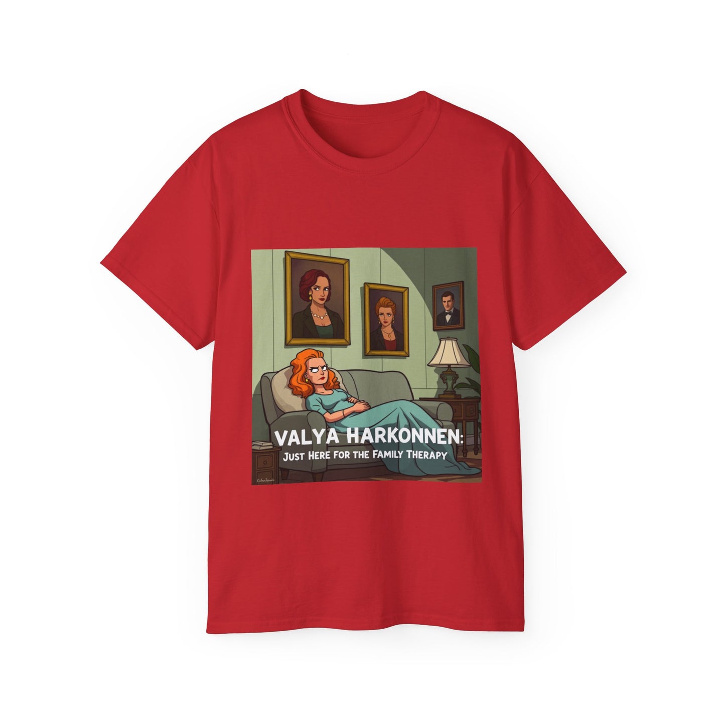 Tee Valya Harkonnen Family Therapy Unisex Cotton