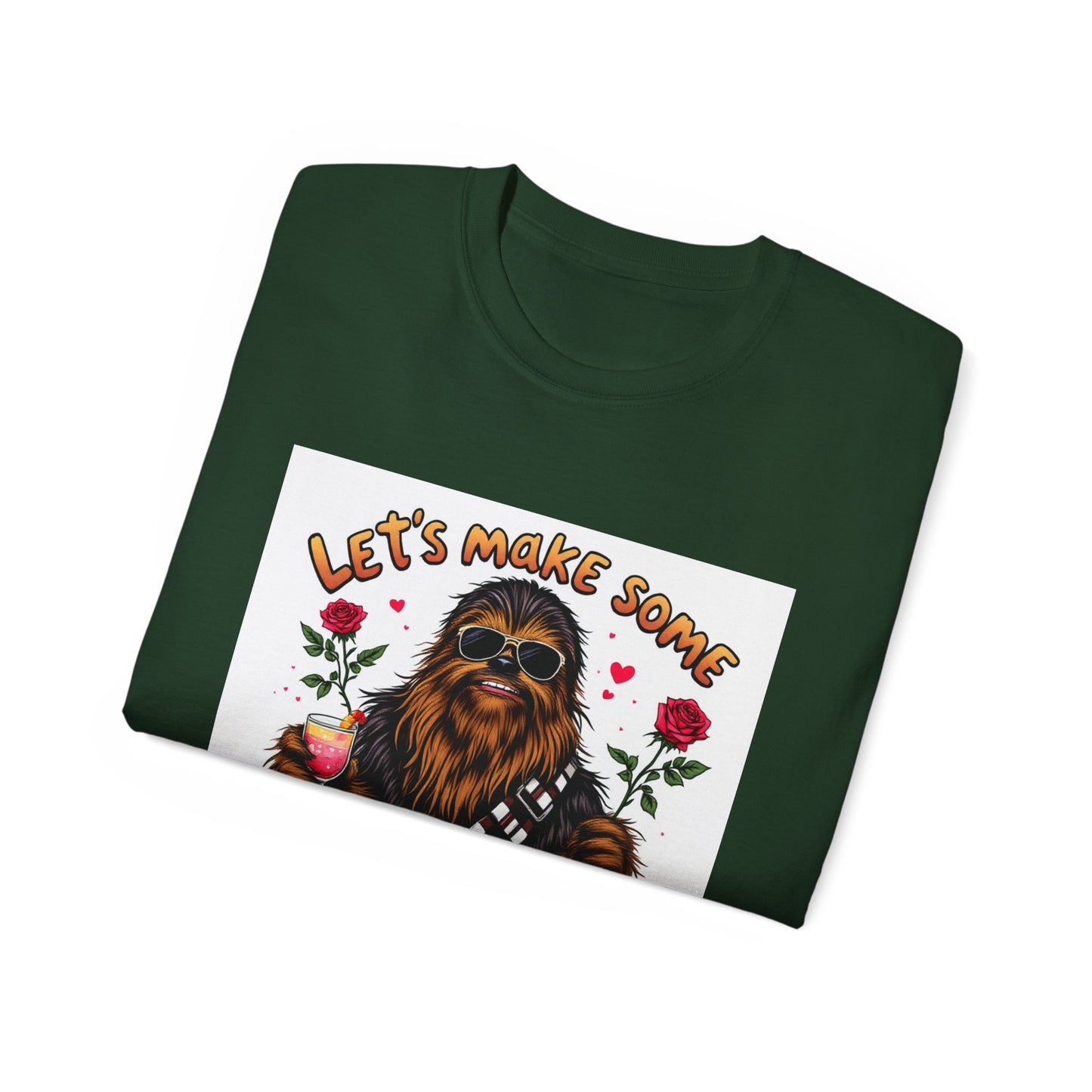 Funny Chewie Unisex Tee - Let's Make Some Wookie