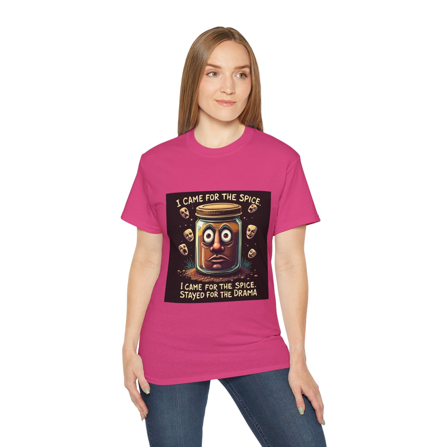 Graphic Tee - Spice Jar Drama Mask Design