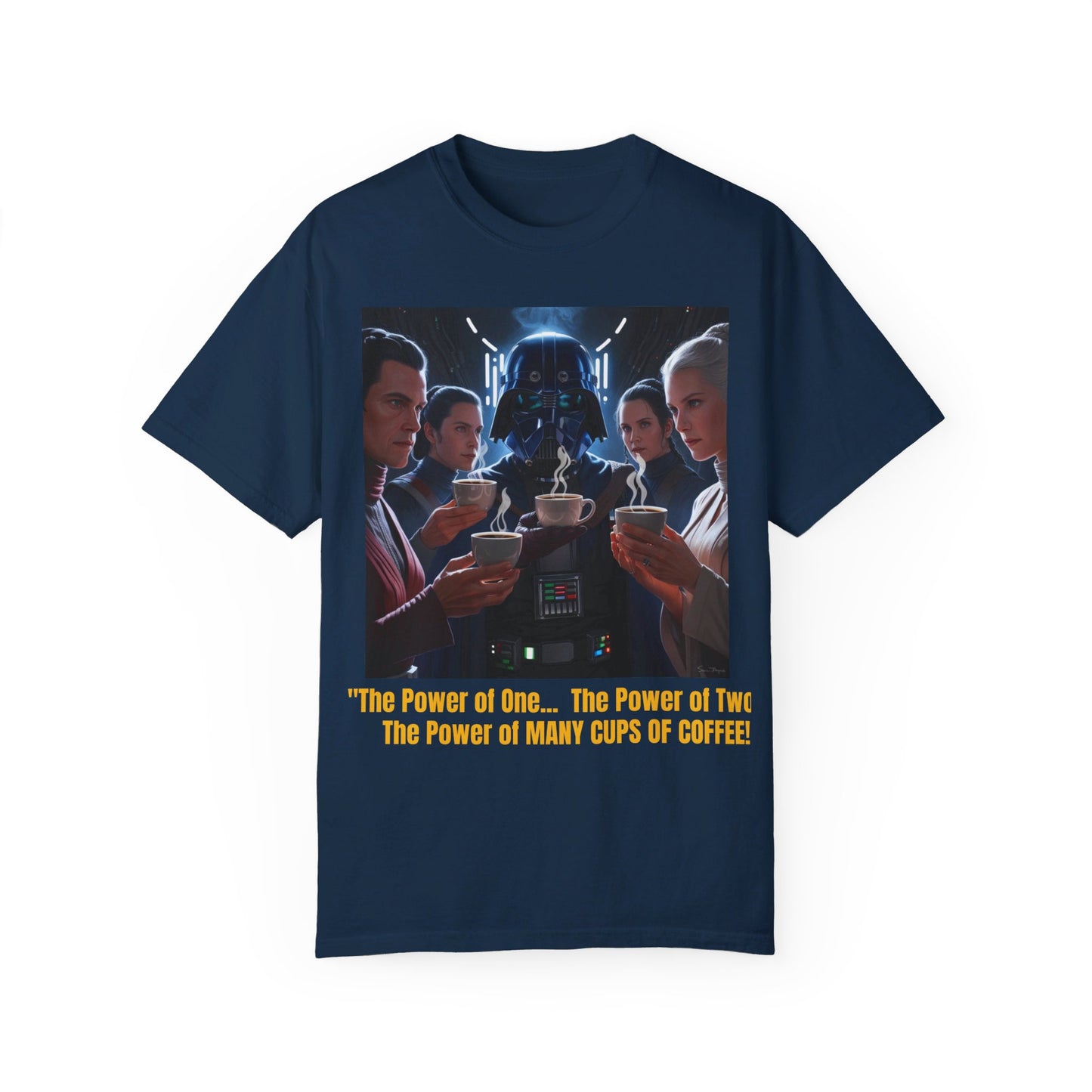 S-Wars POWER OF COFFEE Parody T-shirt